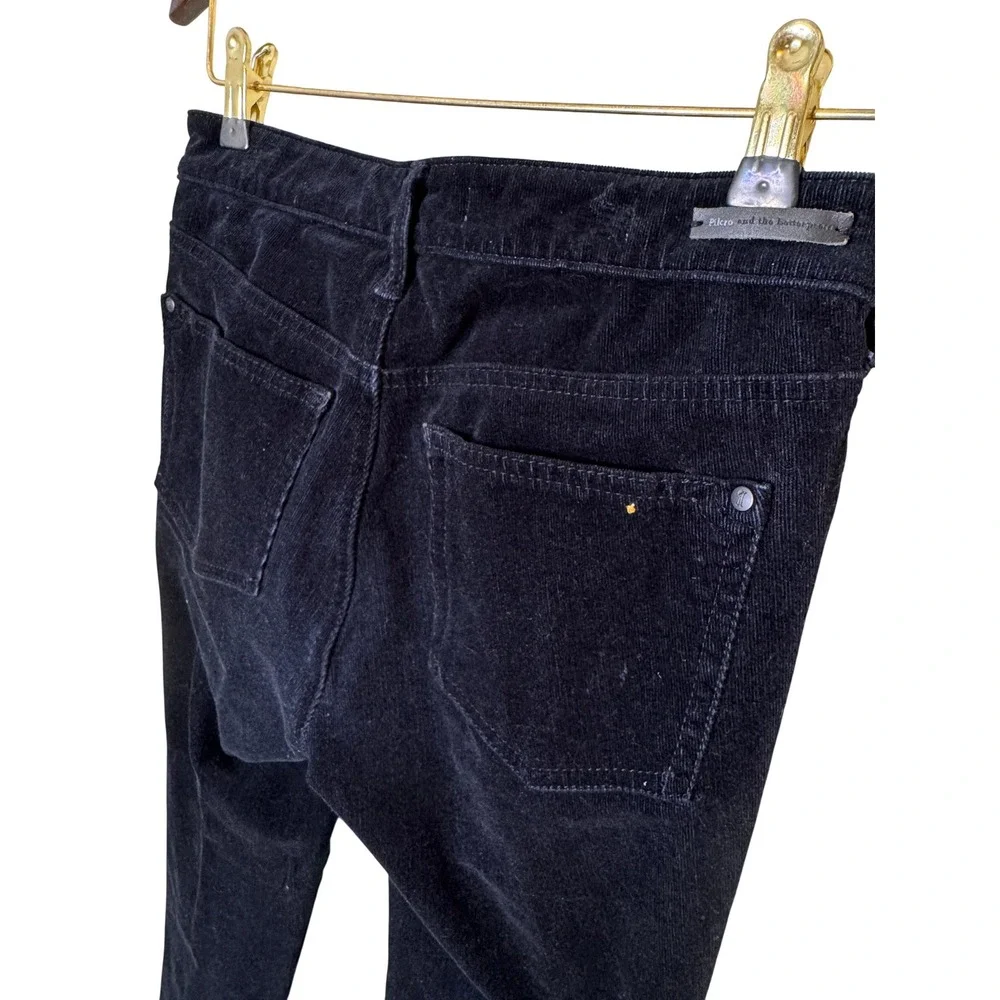 Pilcro and the Letterpress‎ Black Corduroy High Rise Skinny Pants Womens 26